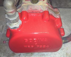 repaired pump ready for fire truck sale